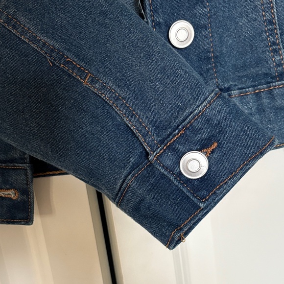 Baccini Dark Blue Jean Jacket - Picture 5 of 13